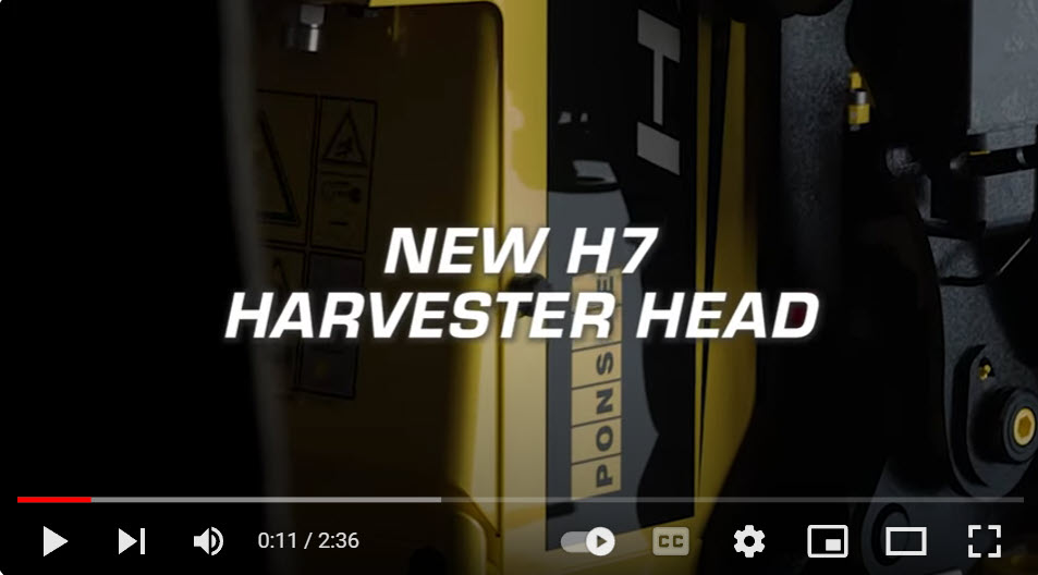 New PONSSE H7 Harvester Head Released 
